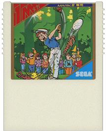 Cartridge artwork for Great Golf on the Sega Master System.