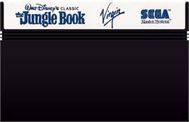Cartridge artwork for Jungle Book, The on the Sega Master System.