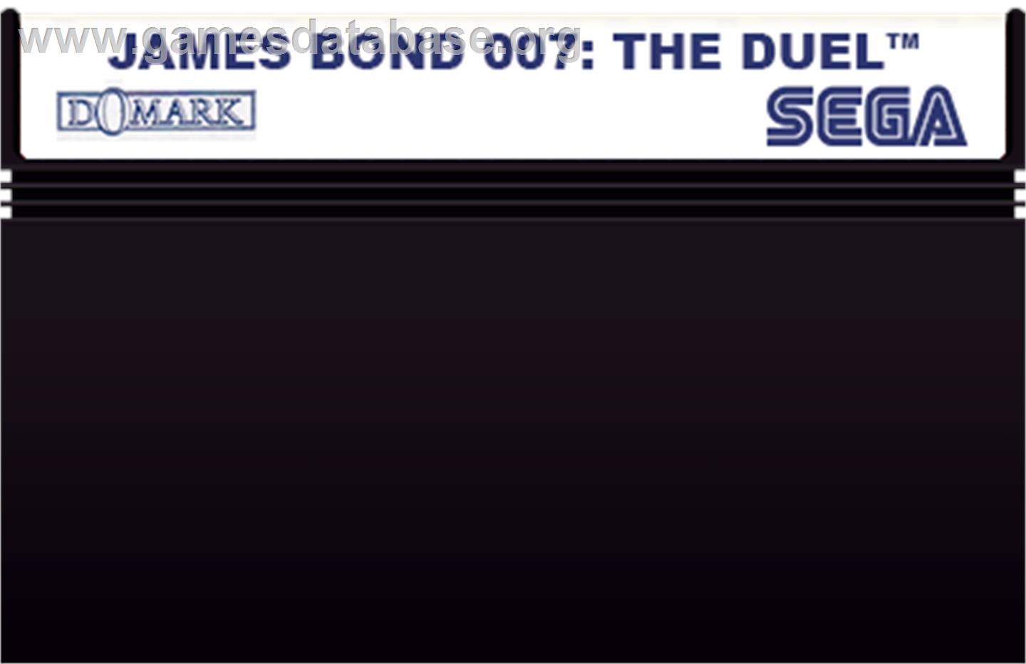 007: The Duel - Sega Master System - Artwork - Cartridge