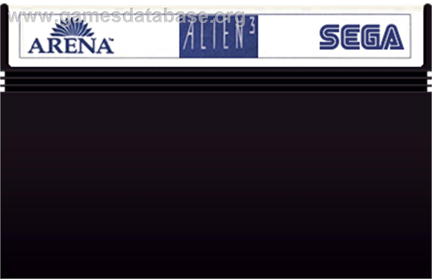 Alien³ - Sega Master System - Artwork - Cartridge