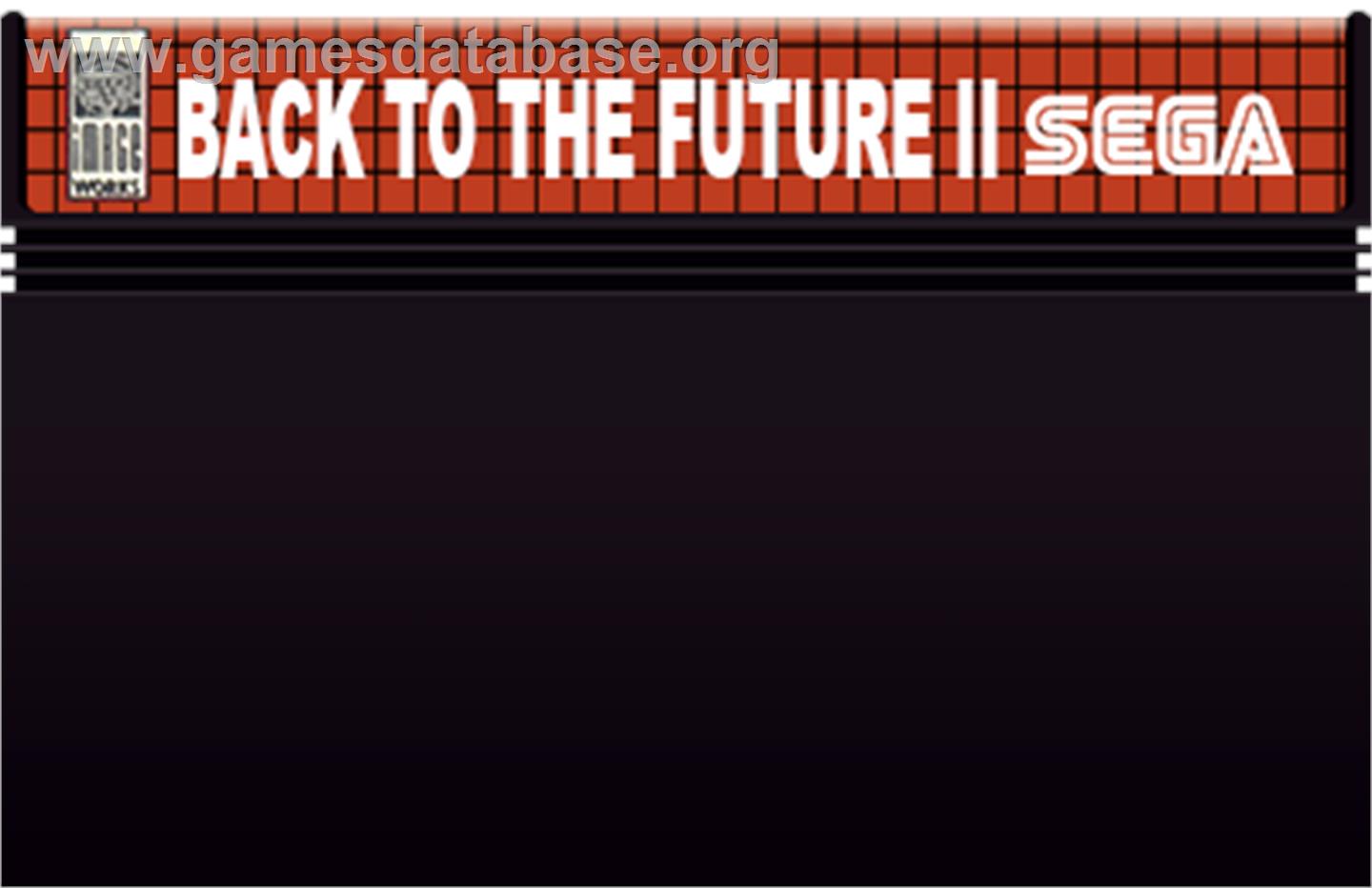 Back to the Future 2 - Sega Master System - Artwork - Cartridge