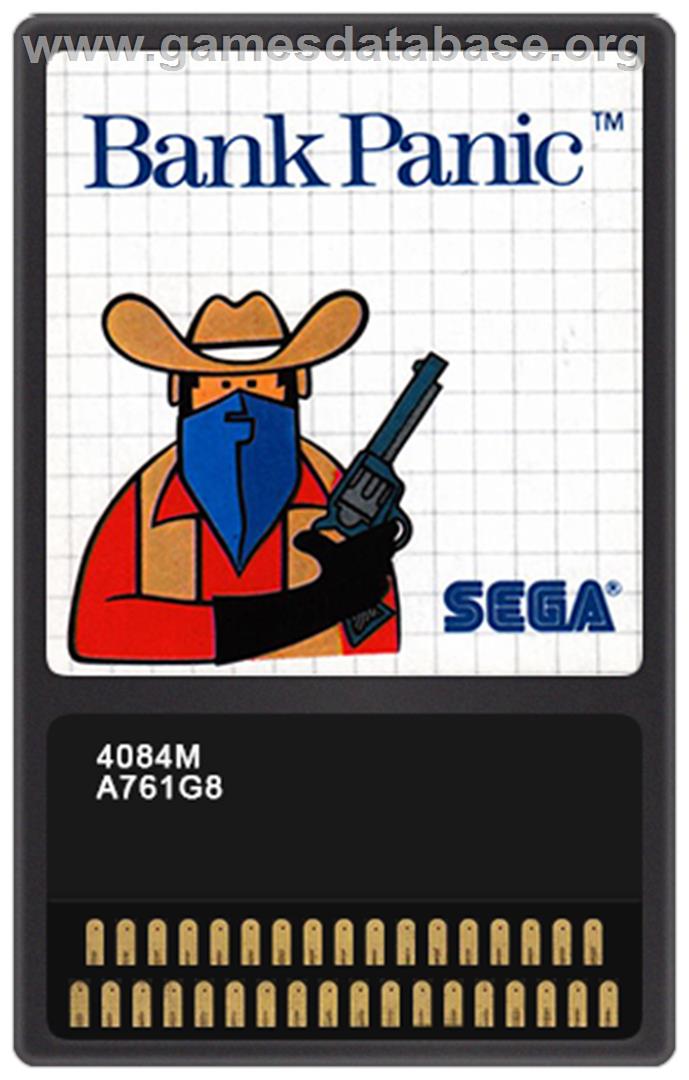 Bank Panic - Sega Master System - Artwork - Cartridge