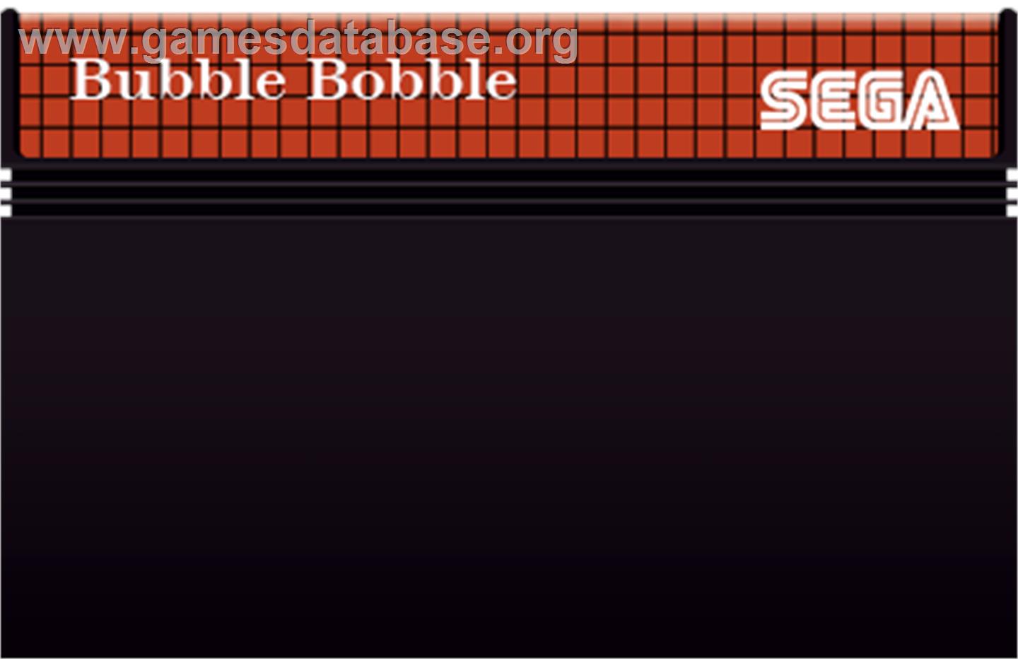 Bubble Bobble - Sega Master System - Artwork - Cartridge