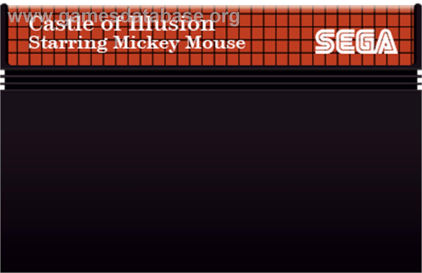 Castle of Illusion starring Mickey Mouse - Sega Master System - Artwork - Cartridge