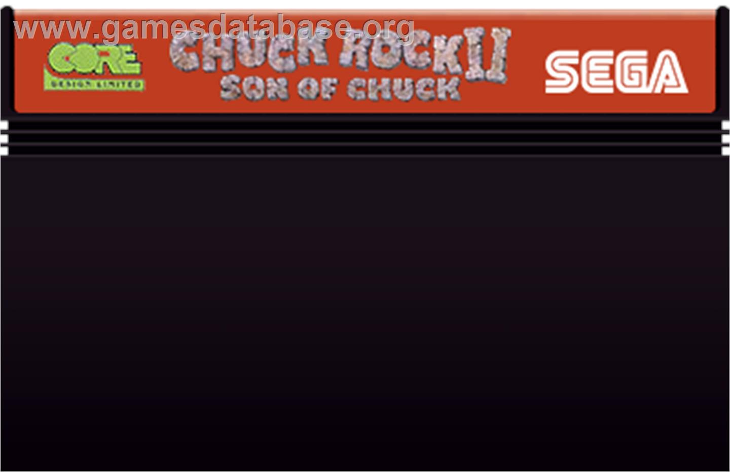 Chuck Rock 2: Son of Chuck - Sega Master System - Artwork - Cartridge