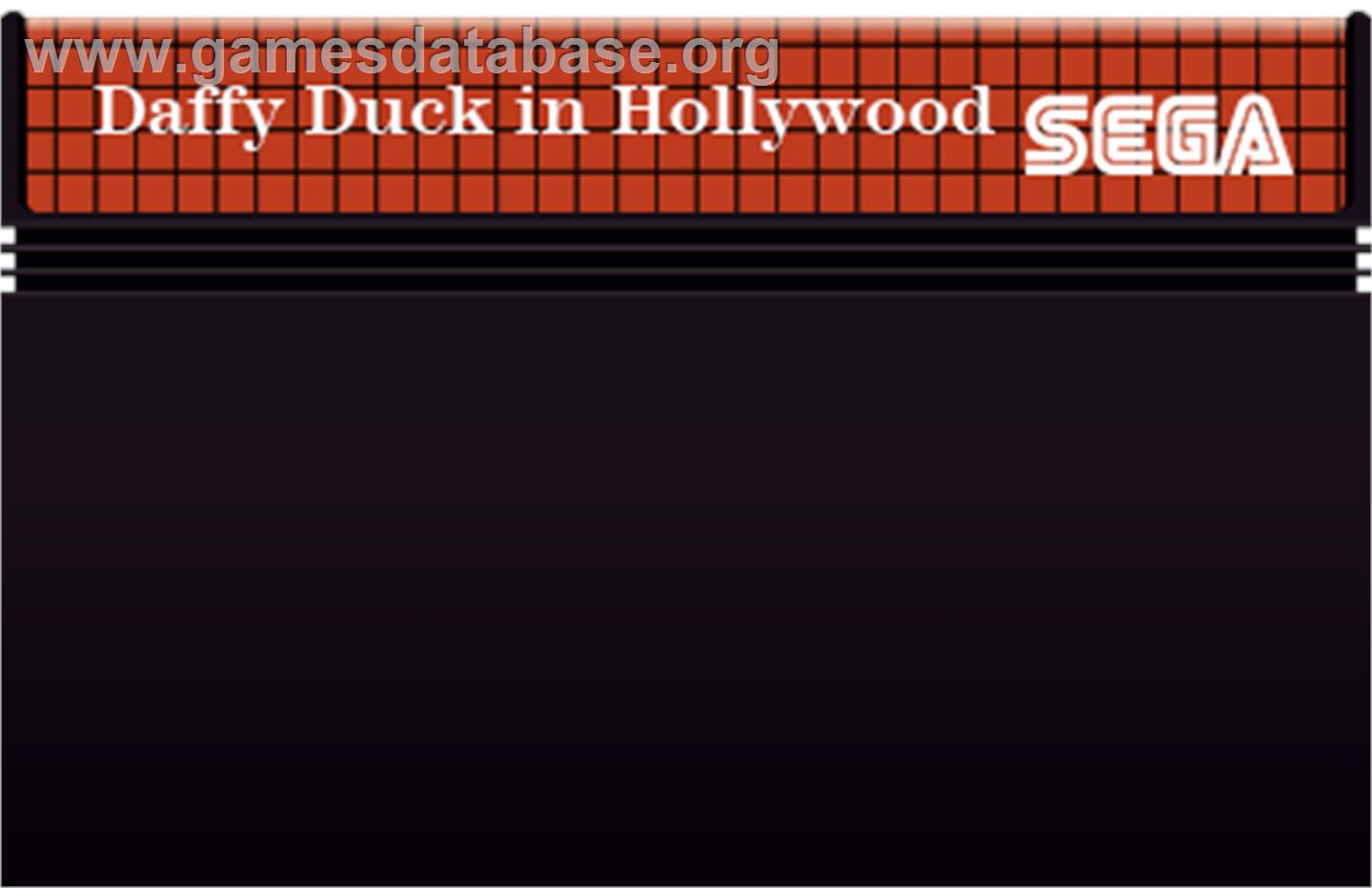 Daffy Duck in Hollywood - Sega Master System - Artwork - Cartridge