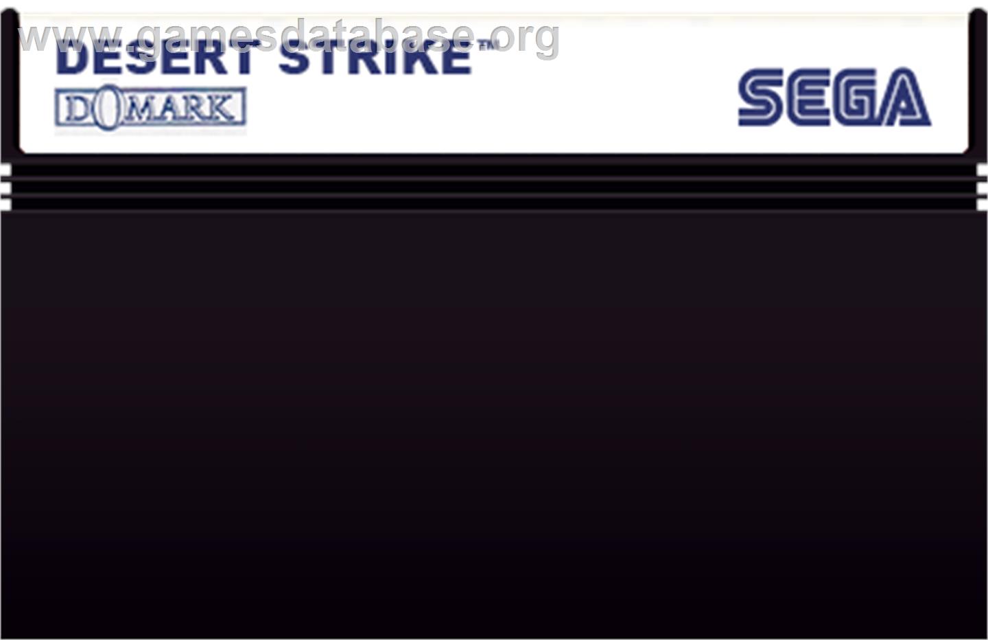 Desert Strike: Return to the Gulf - Sega Master System - Artwork - Cartridge