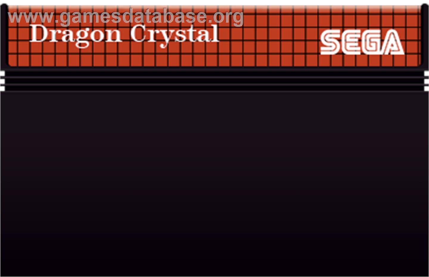 Dragon Crystal - Sega Master System - Artwork - Cartridge