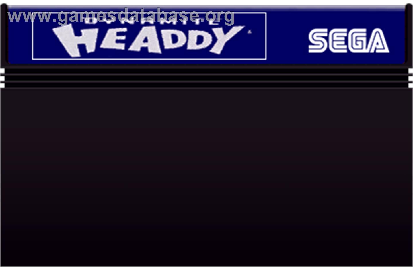 Dynamite Headdy - Sega Master System - Artwork - Cartridge