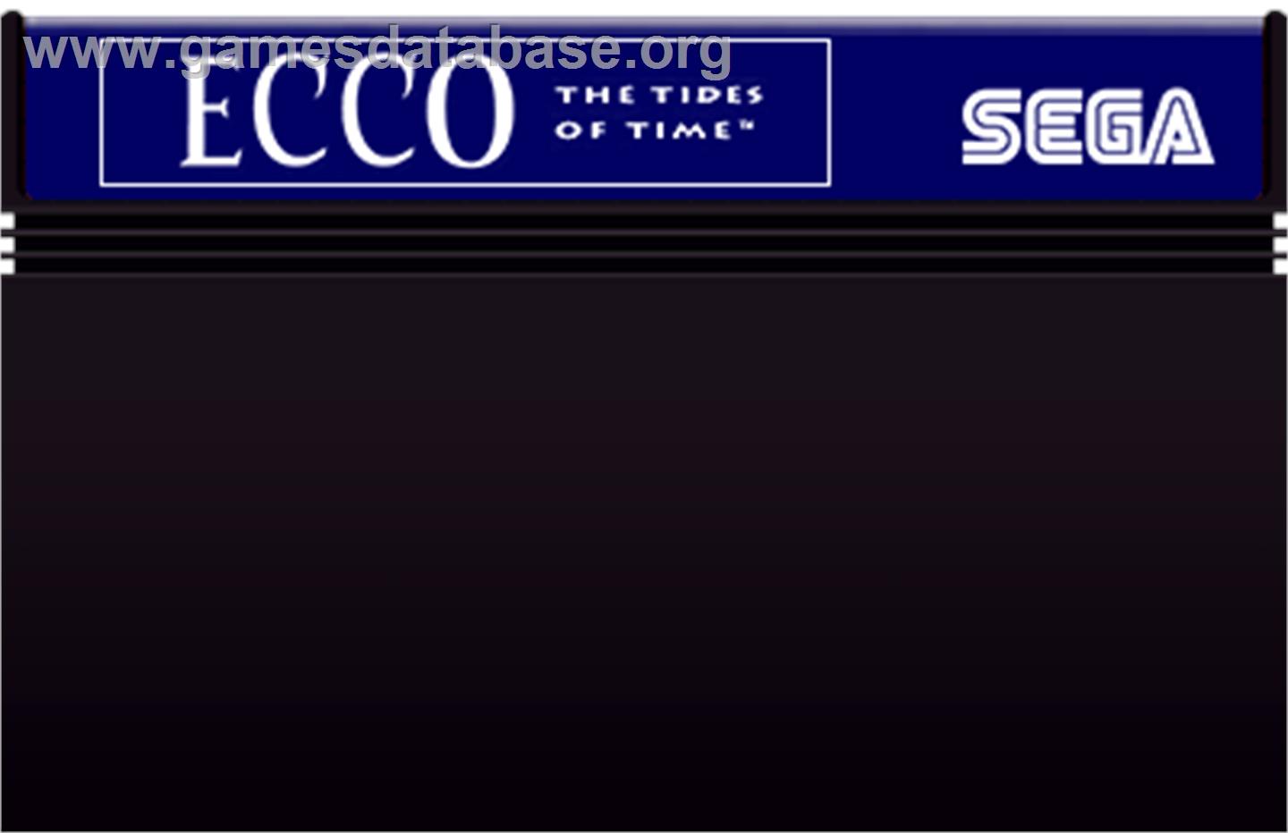 Ecco 2: The Tides of Time - Sega Master System - Artwork - Cartridge
