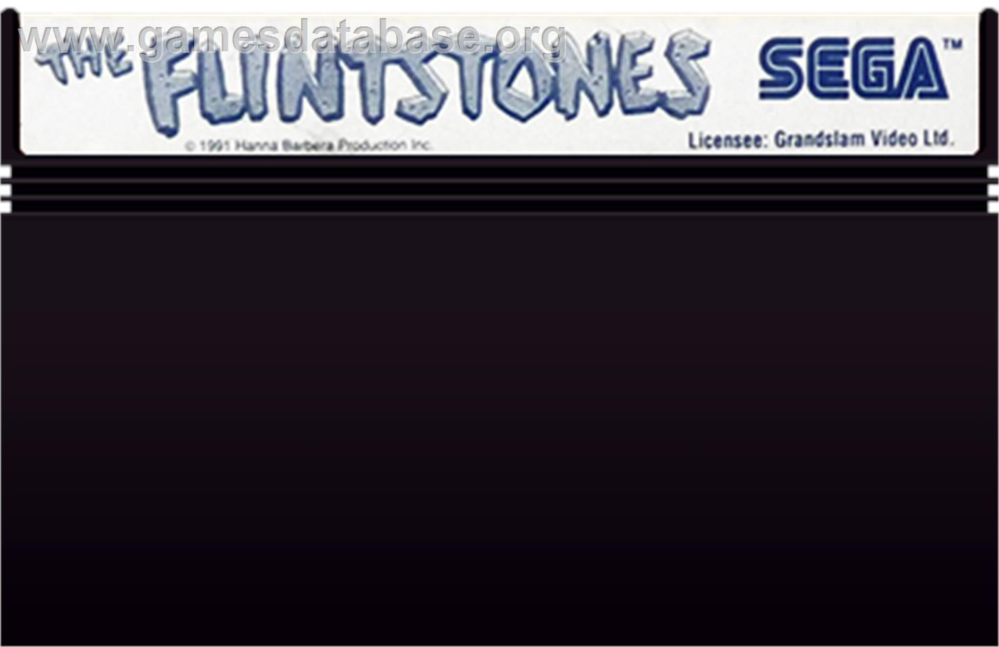 Flintstones - Sega Master System - Artwork - Cartridge