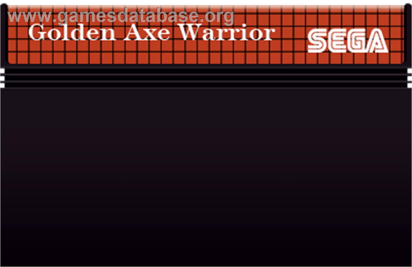 Golden Axe Warrior - Sega Master System - Artwork - Cartridge