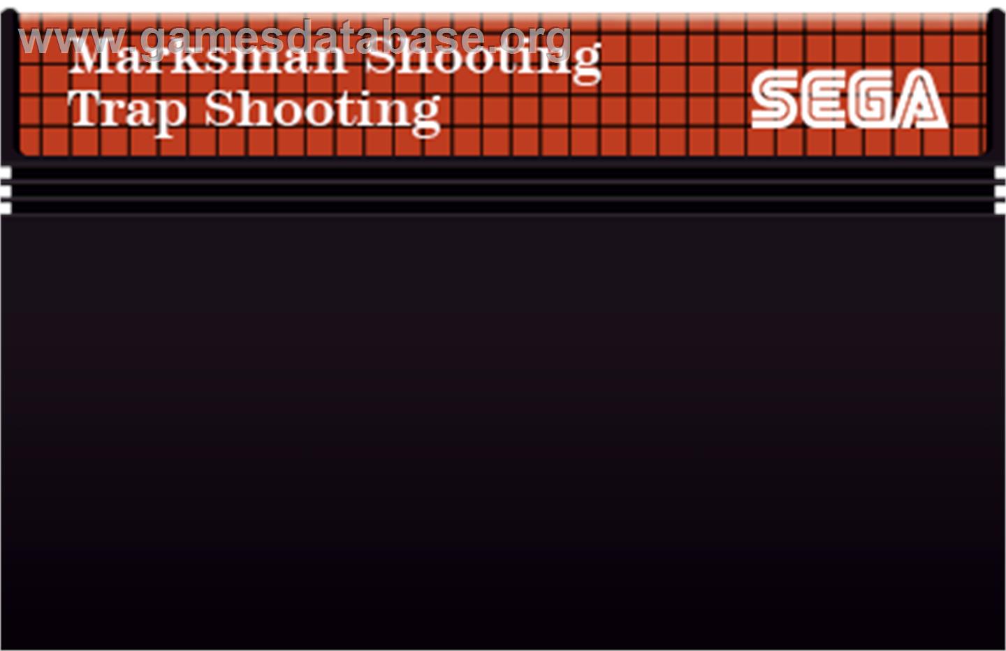 Marksman Shooting & Trap Shooting - Sega Master System - Artwork - Cartridge
