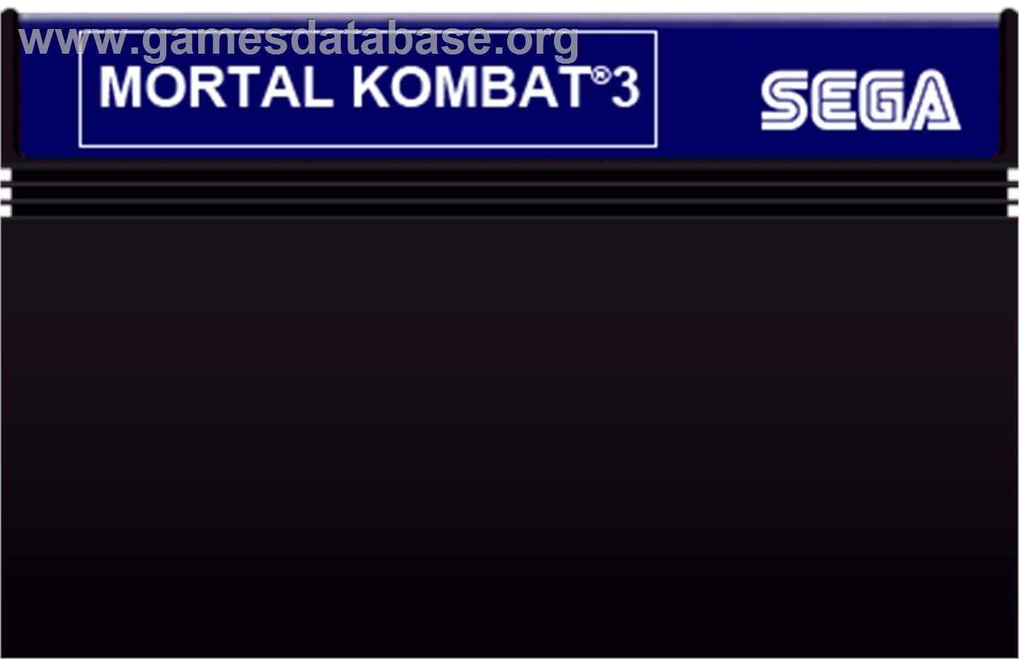 Mortal Kombat 3 - Sega Master System - Artwork - Cartridge