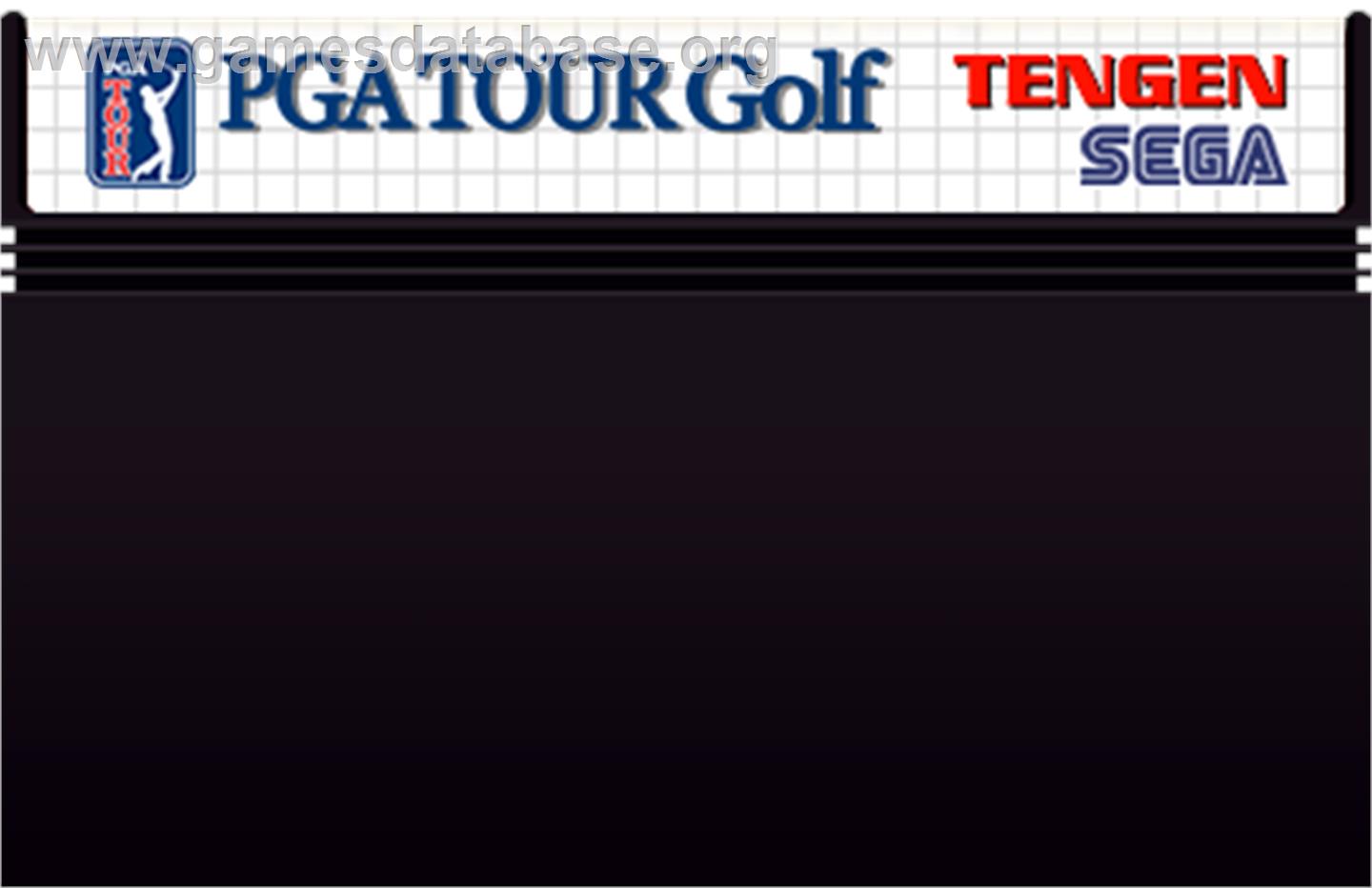 PGA Tour Golf - Sega Master System - Artwork - Cartridge