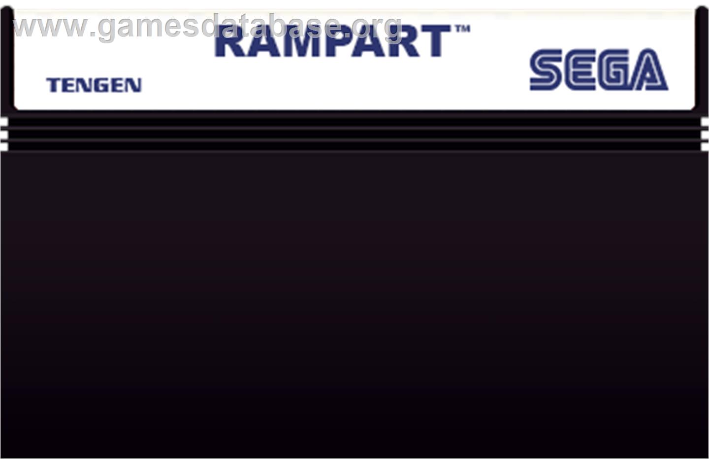 Rampart - Sega Master System - Artwork - Cartridge