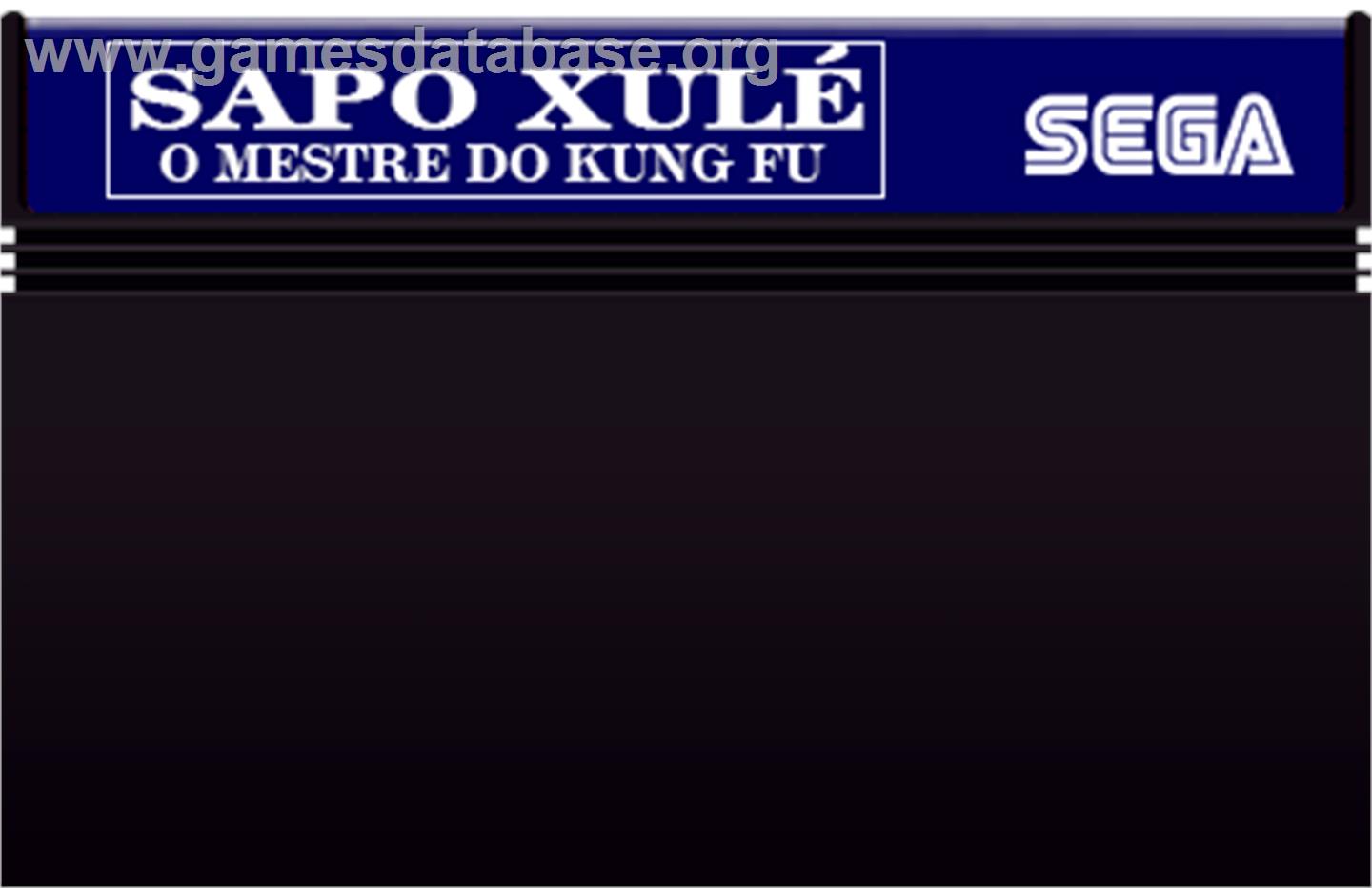 Sapo Xulé: O Mestre do Kung Fu - Sega Master System - Artwork - Cartridge