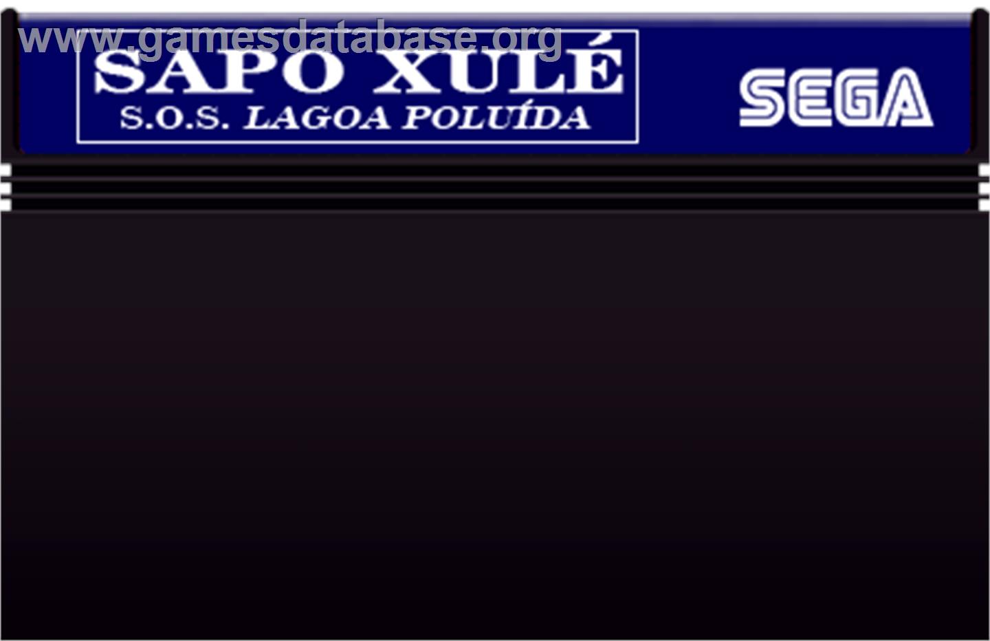 Sapo Xulé: S.O.S. Lagoa Poluída - Sega Master System - Artwork - Cartridge