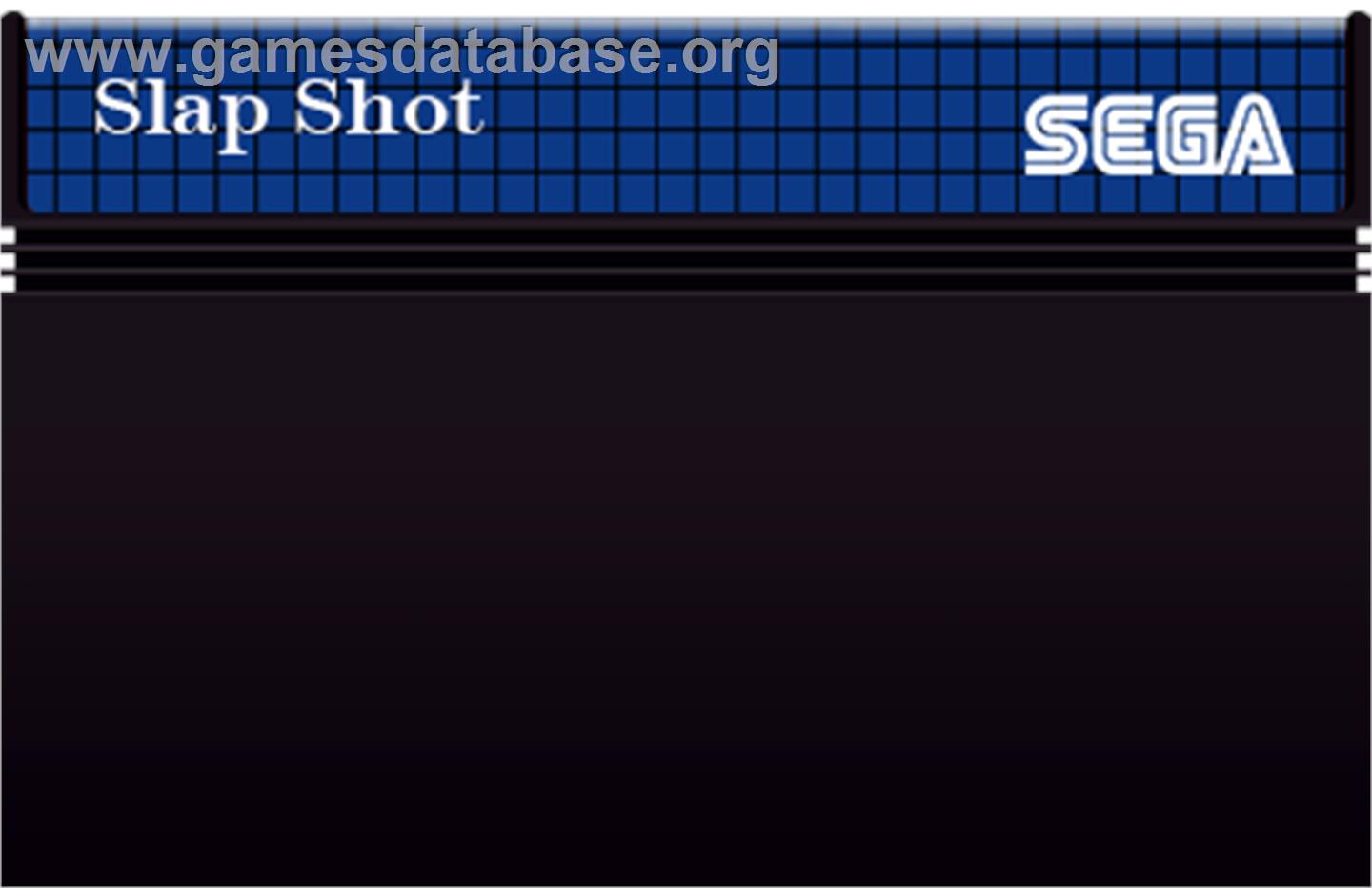 Slap Shot - Sega Master System - Artwork - Cartridge