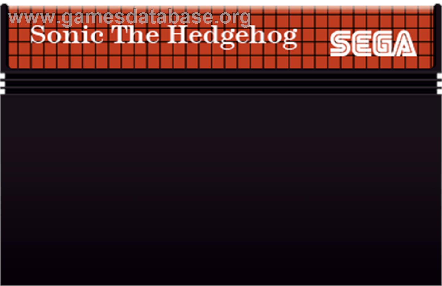Sonic The Hedgehog 2 - Sega Master System - Artwork - Cartridge