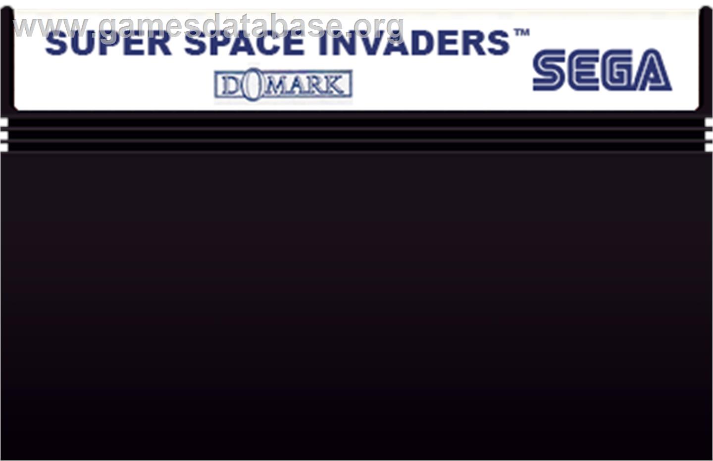 Super Space Invaders - Sega Master System - Artwork - Cartridge