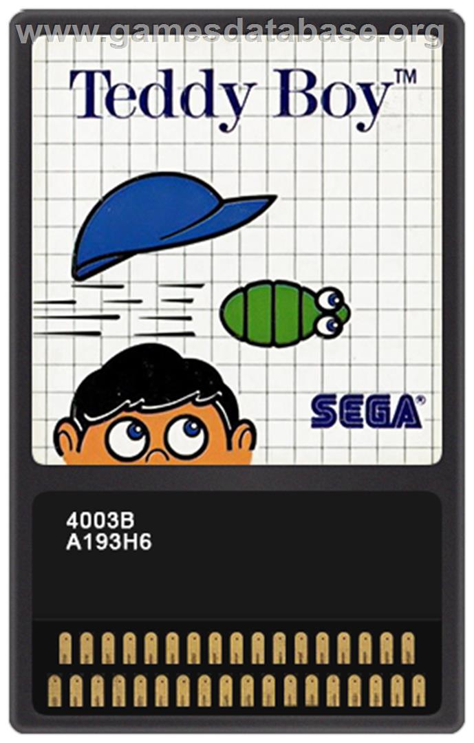 Teddy Boy - Sega Master System - Artwork - Cartridge