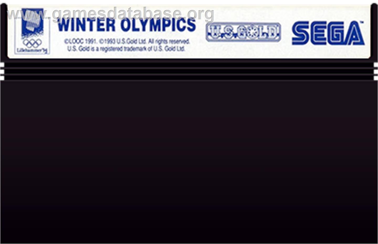 Winter Olympics: Lillehammer '94 - Sega Master System - Artwork - Cartridge
