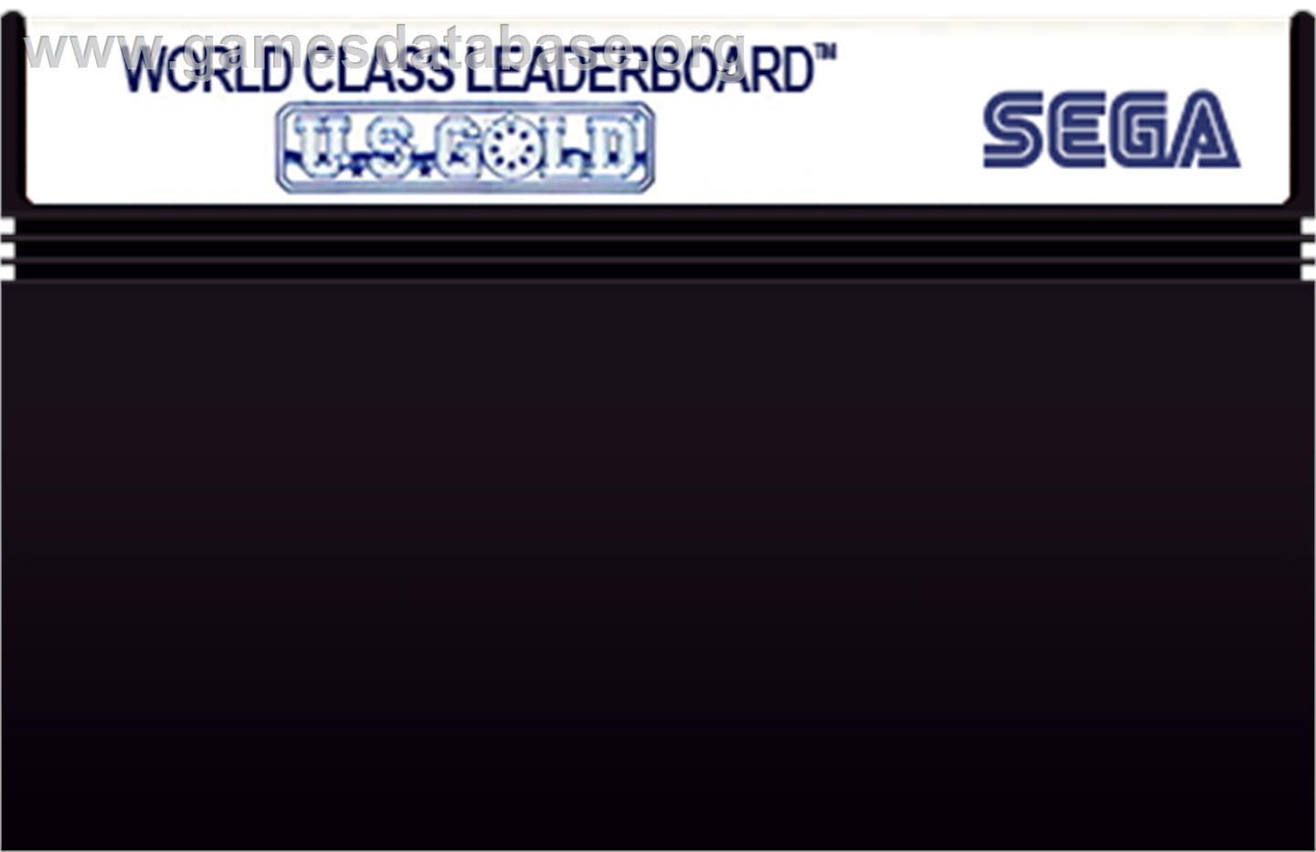 World Class Leaderboard - Sega Master System - Artwork - Cartridge