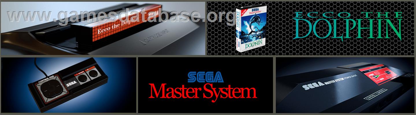 Ecco the Dolphin - Sega Master System - Artwork - Marquee