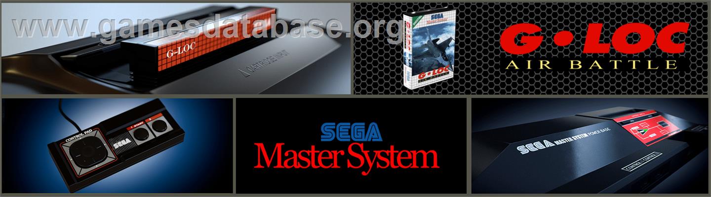 G-Loc Air Battle - Sega Master System - Artwork - Marquee