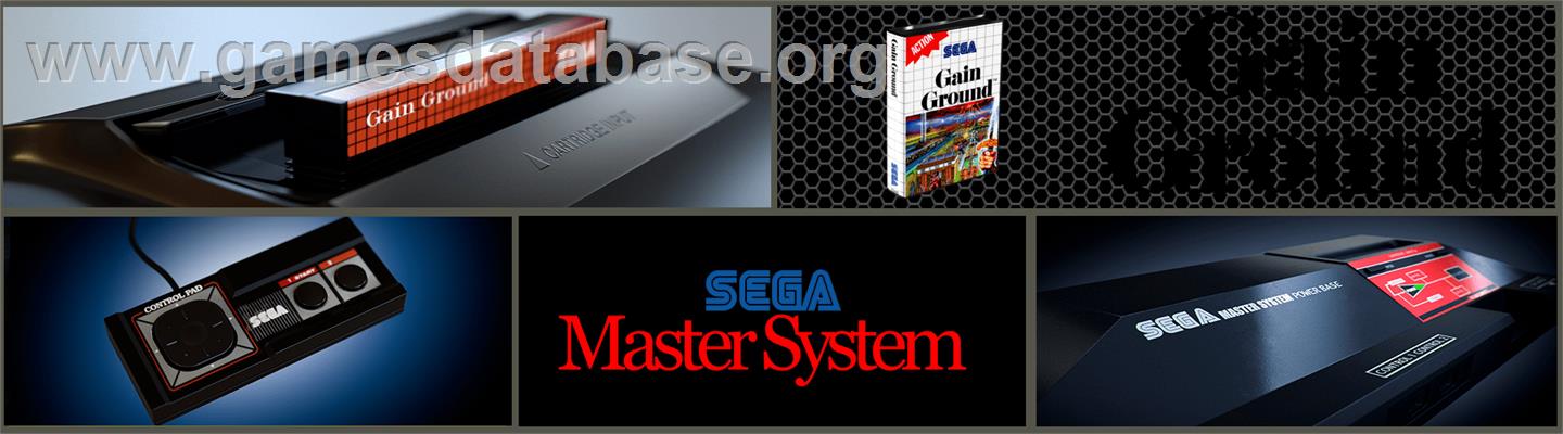 Gain Ground - Sega Master System - Artwork - Marquee