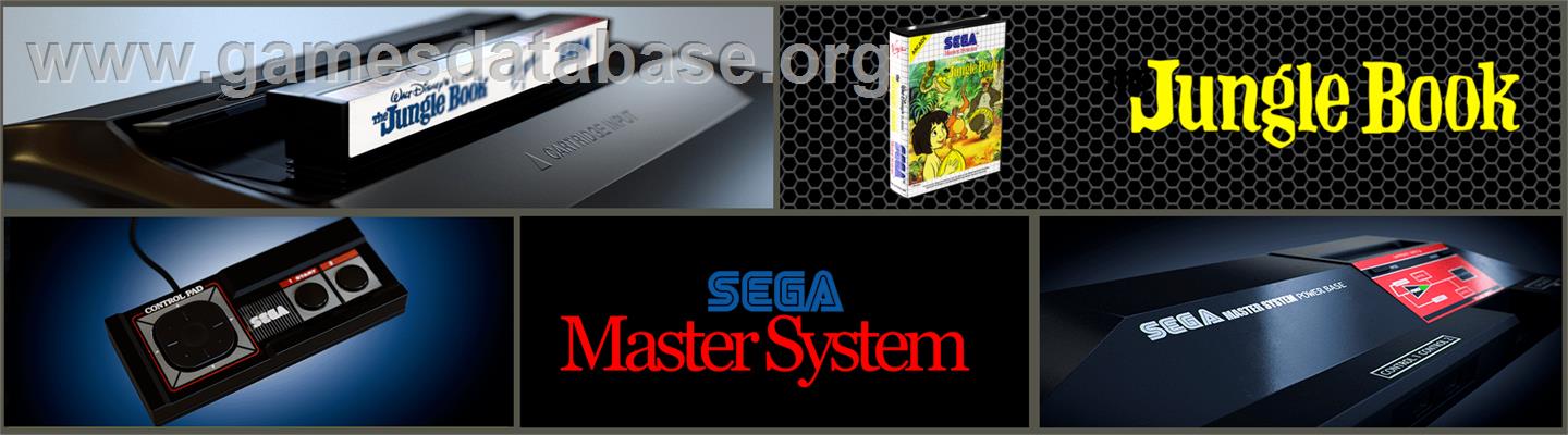 Jungle Book, The - Sega Master System - Artwork - Marquee