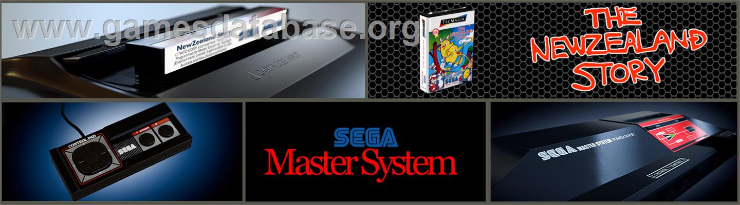 New Zealand Story - Sega Master System - Artwork - Marquee