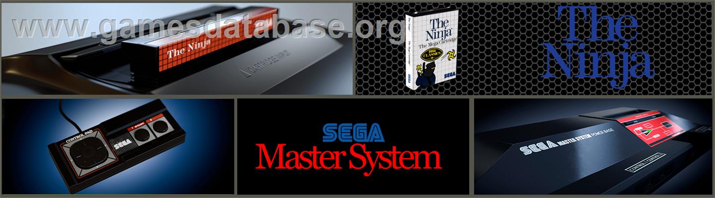 Ninja - Sega Master System - Artwork - Marquee