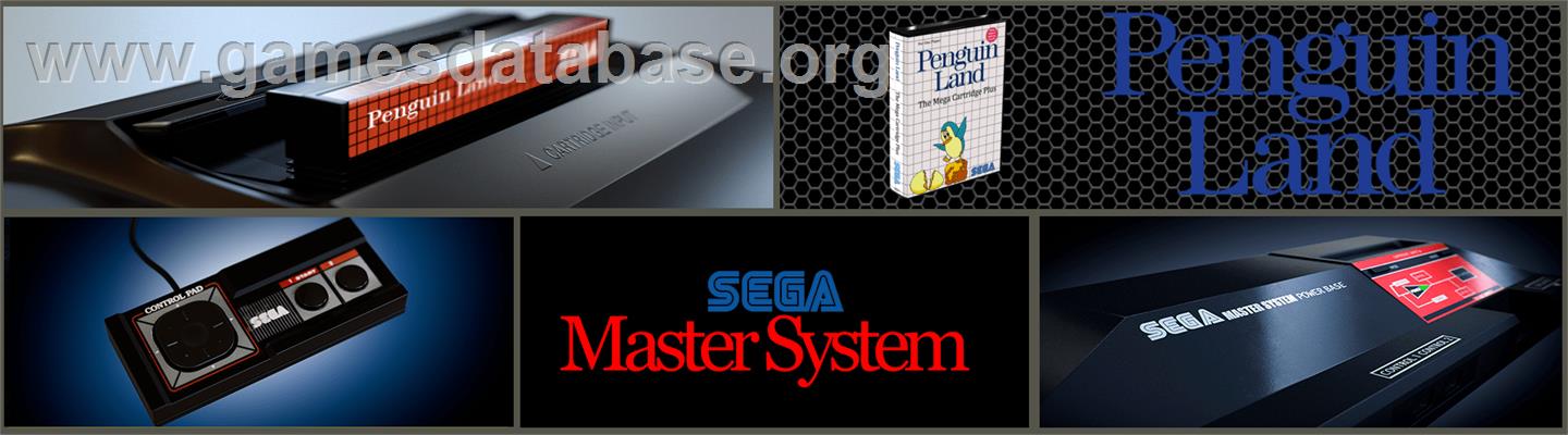 Penguin Land - Sega Master System - Artwork - Marquee