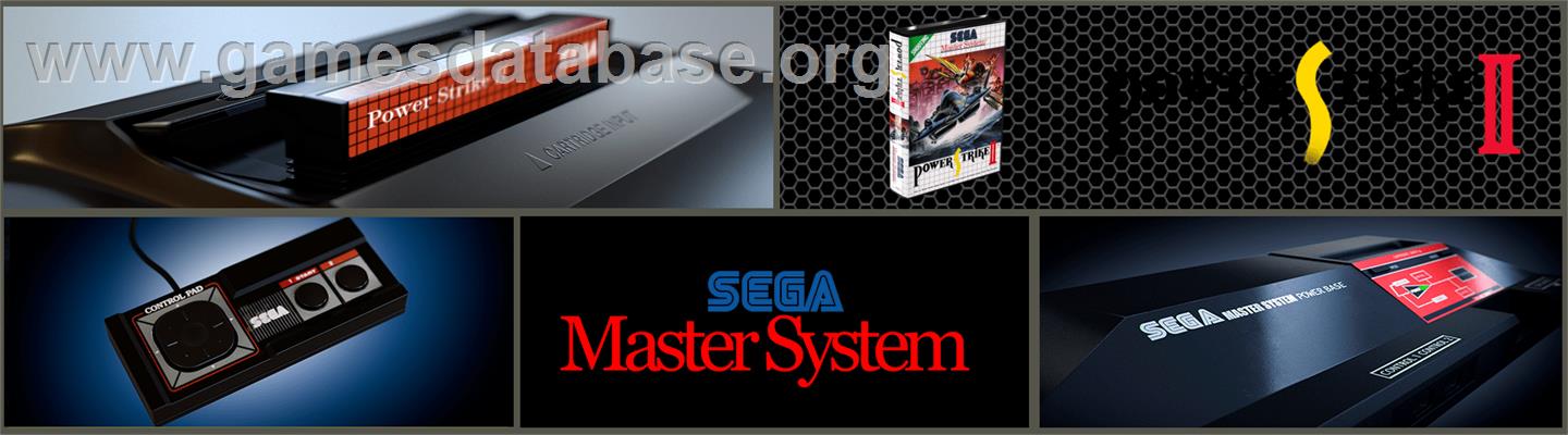 Power Strike 2 - Sega Master System - Artwork - Marquee