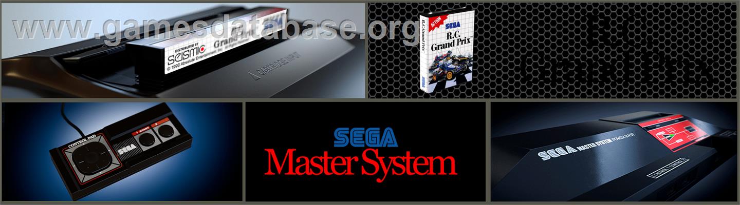 R.C. Grand Prix - Sega Master System - Artwork - Marquee