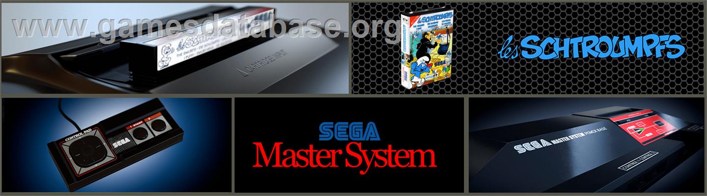 Smurfs - Sega Master System - Artwork - Marquee