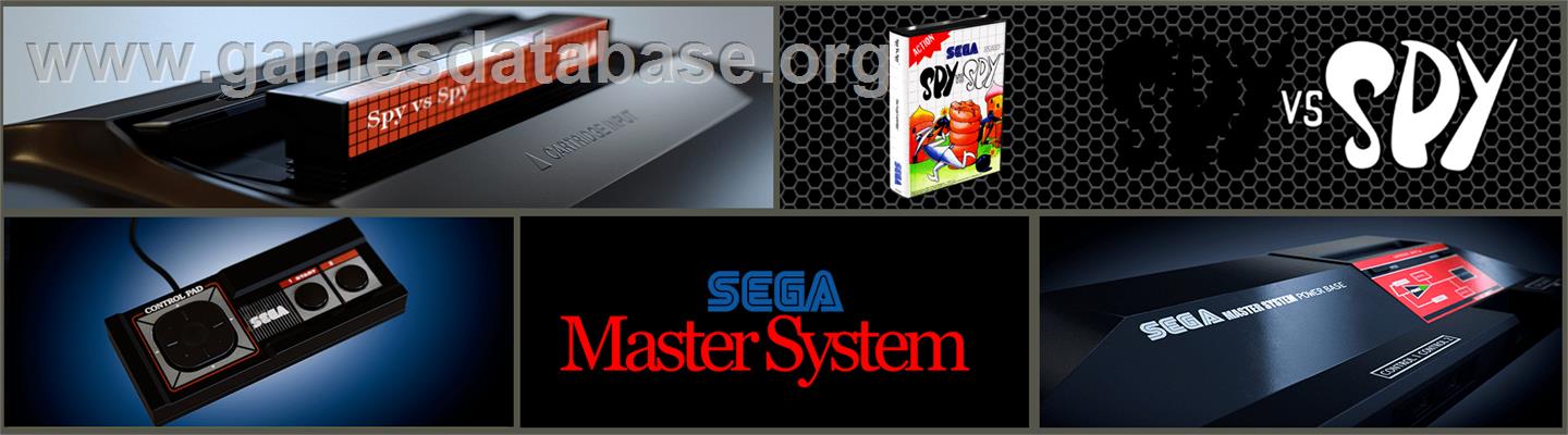 Spy vs Spy - Sega Master System - Artwork - Marquee