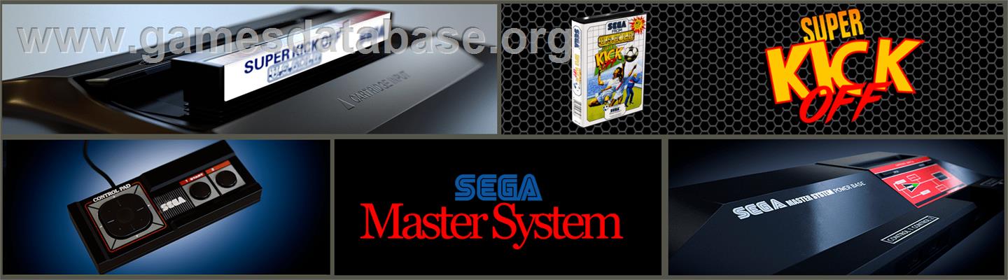 Super Kick Off - Sega Master System - Artwork - Marquee