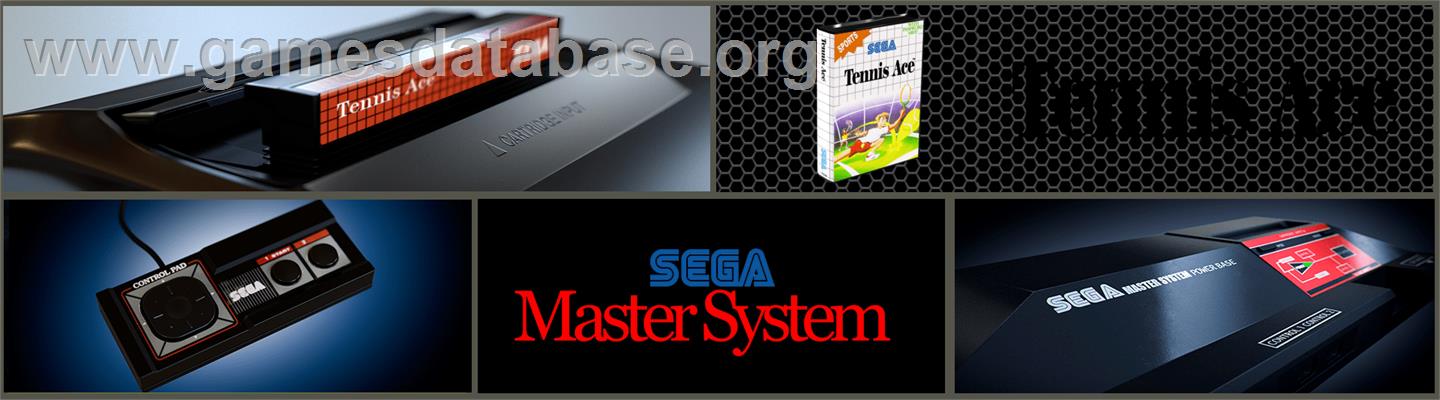 Tennis Ace - Sega Master System - Artwork - Marquee