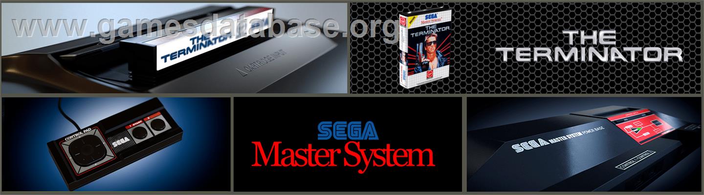 Terminator - Sega Master System - Artwork - Marquee