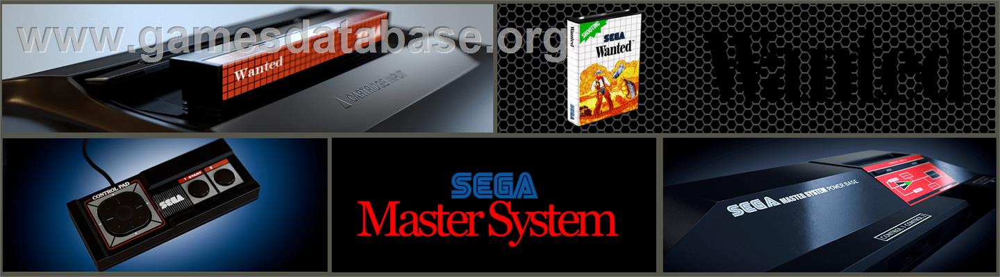 Wanted - Sega Master System - Artwork - Marquee