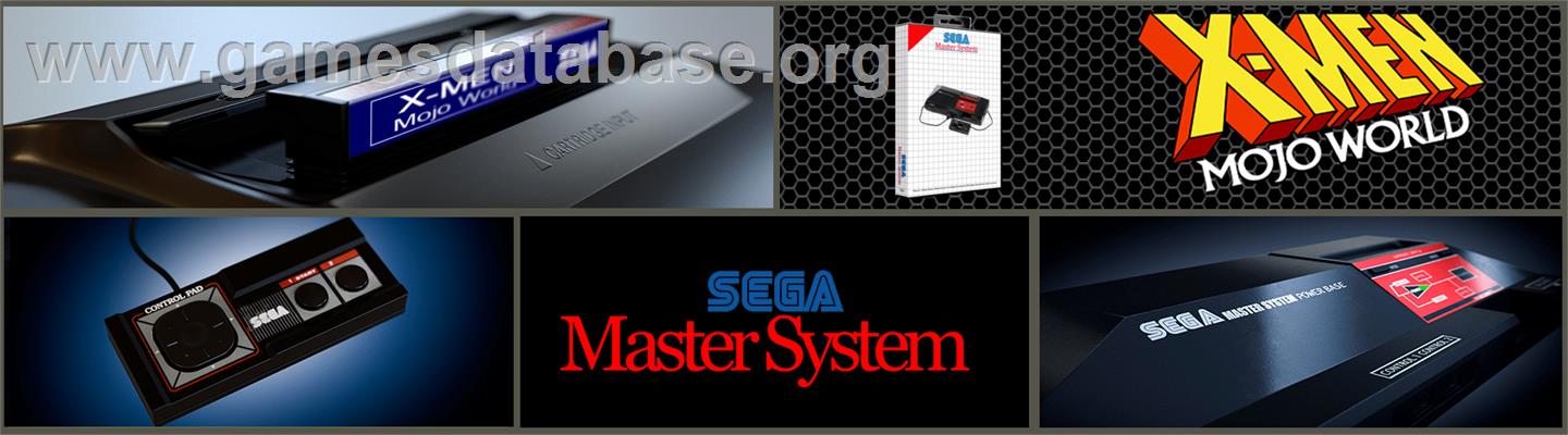 X-Men: Mojo World - Sega Master System - Artwork - Marquee