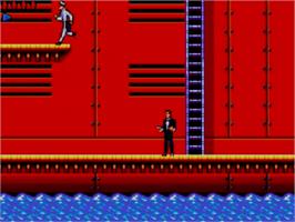 In game image of 007: The Duel on the Sega Master System.