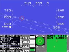 In game image of F-16 Fighting Falcon on the Sega Master System.