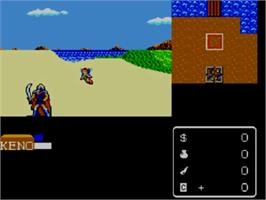 In game image of Miracle Warriors: Seal of the Dark Lord on the Sega Master System.