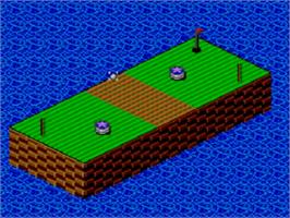 In game image of Putt & Putter on the Sega Master System.