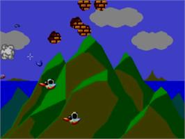 In game image of Shooting Gallery on the Sega Master System.