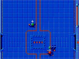 In game image of Speedball on the Sega Master System.